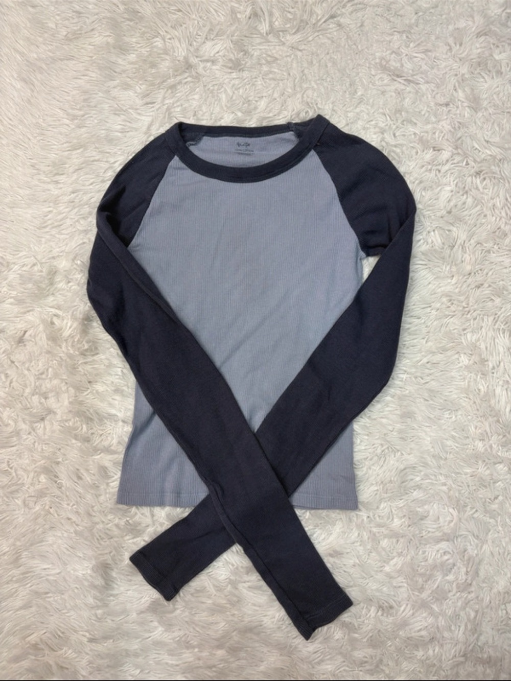 Brandy Melville John galt navy baseball top